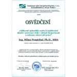 certifikát - OZO v prevenci rizik